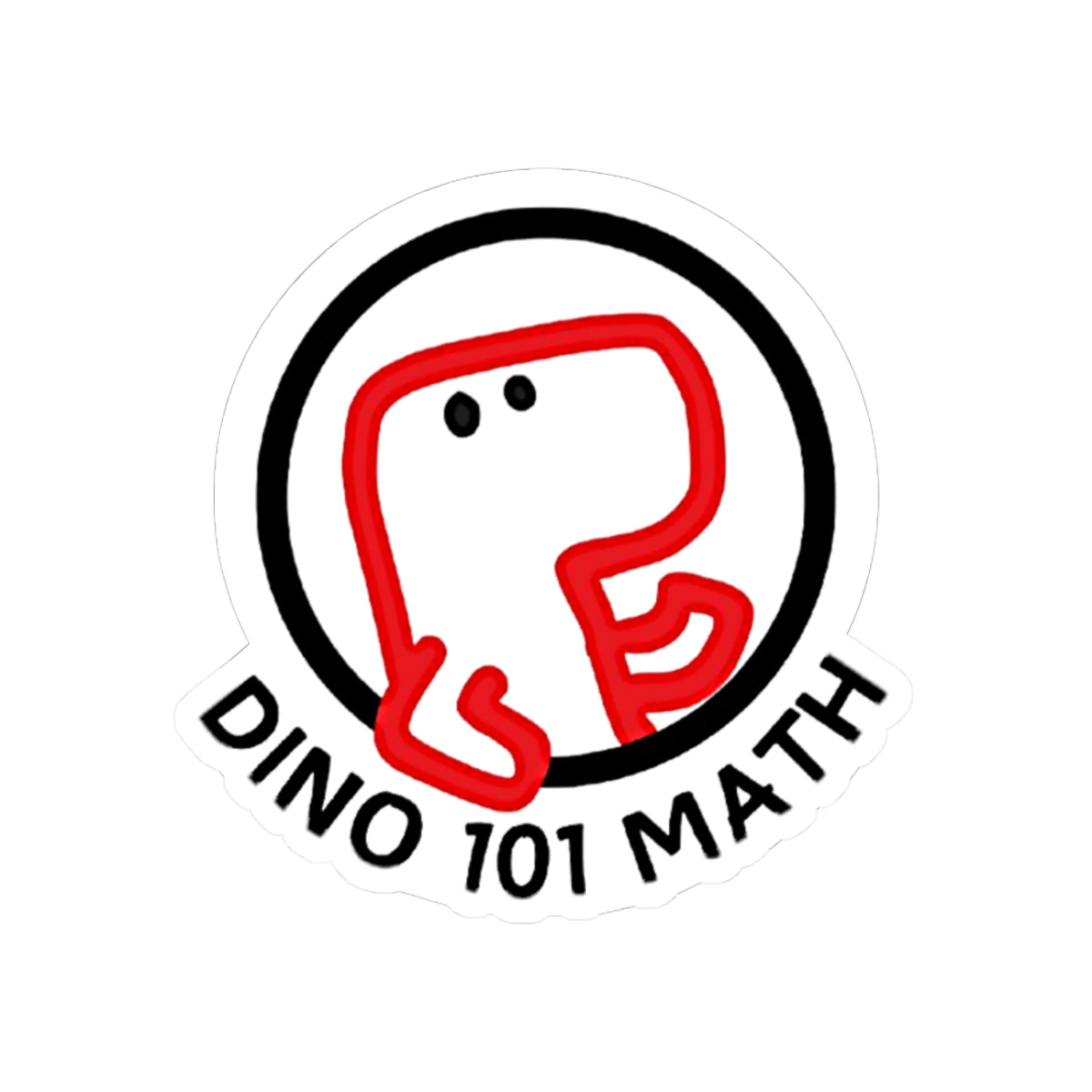 Dino 101 Math Kiss-Cut Stickers