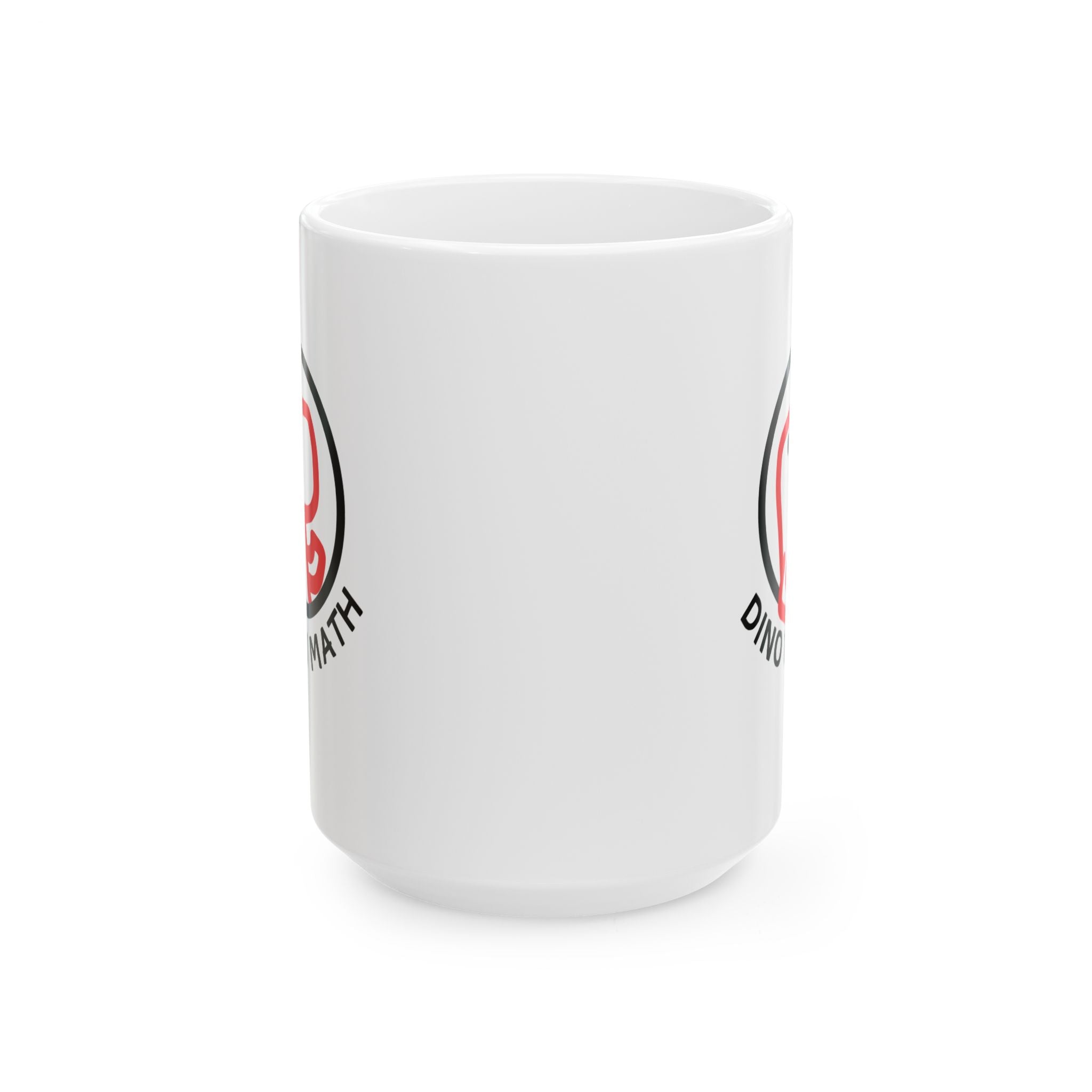 Dino 101 MATH Ceramic Mug, (11oz, 15oz)